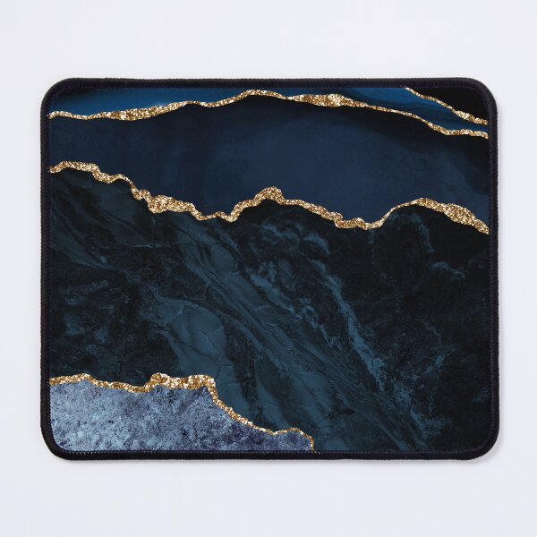 Item preview, Blue and Gold Agate  designed and sold by Image NDesign.
