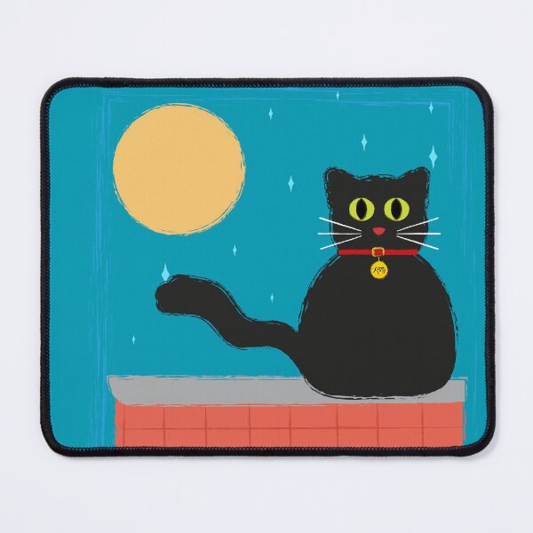 Item preview, The cat and the moon designed and sold by lapinmoon.