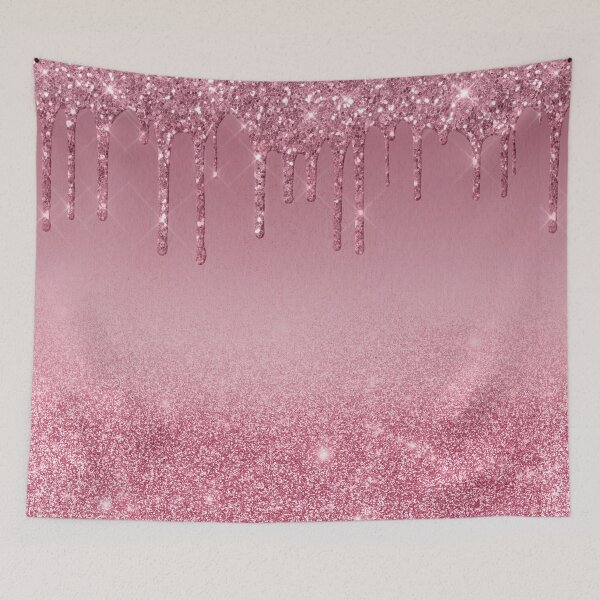 Item preview, Dusty Rose Glitter Drip designed and sold by Image NDesign.