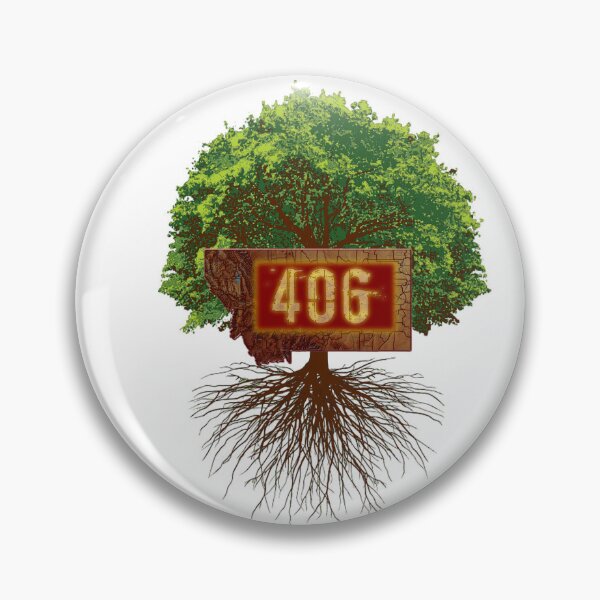Item preview, Montana Roots (406) designed and sold by rgbguy.