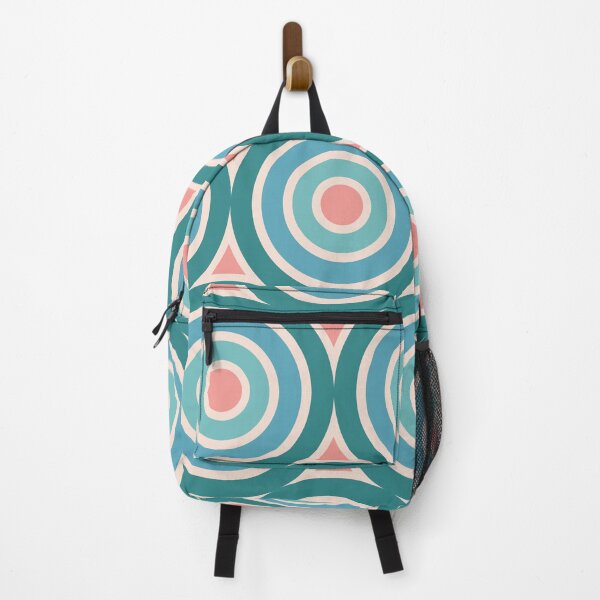Item preview, Retro Geometric Gradient Design 432 Green Blue and Pink designed and sold by tonymagnerart.