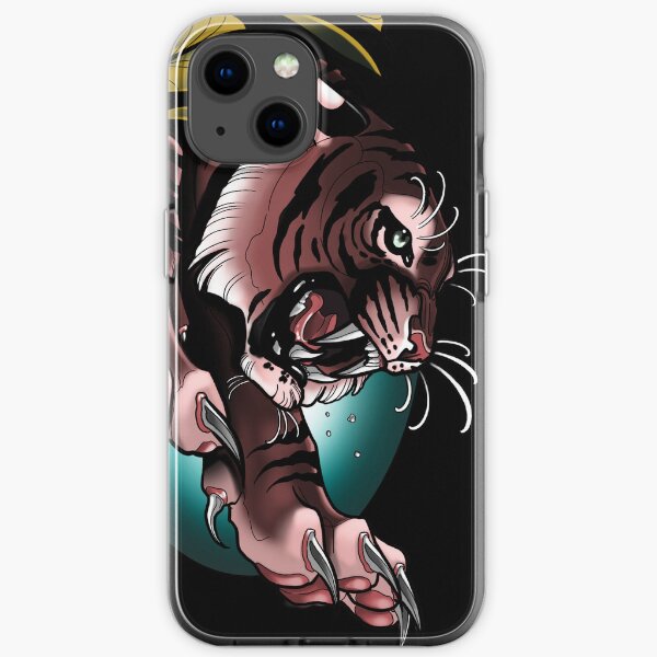 Eye of the tiger (colour) iPhone Soft Case