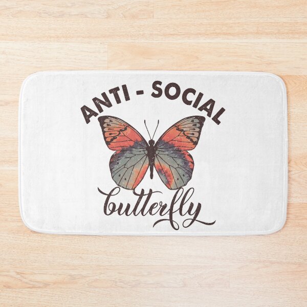 Item preview, Anti-Social Butterfly designed and sold by customsbykate.