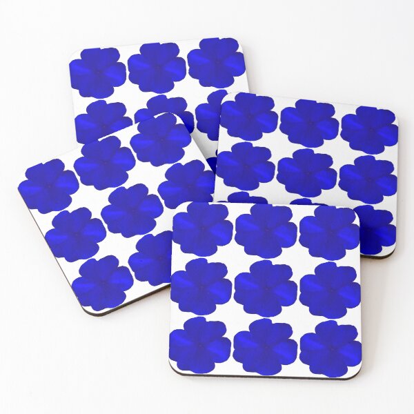 Item preview, Royal Blue Flower pattern designed and sold by DigitalGemArt.
