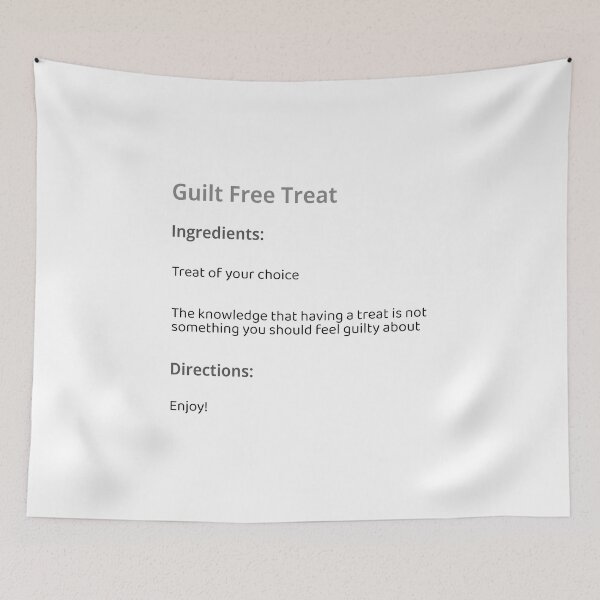 Item preview, Guilt Free Treat - Gray designed and sold by ThatIsSomething.