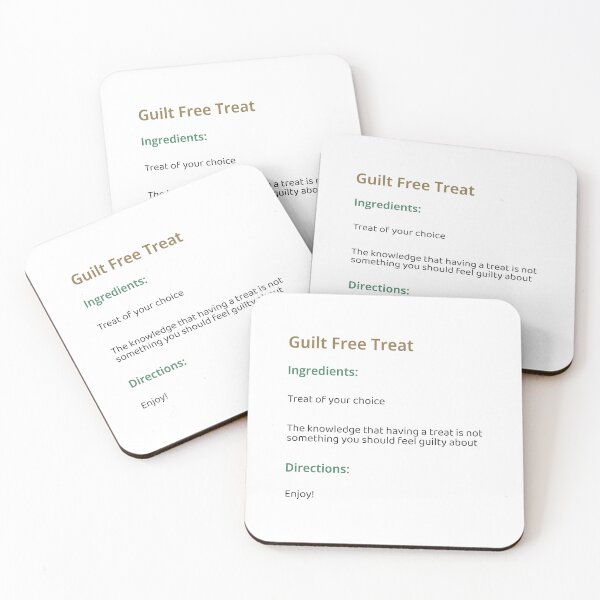 Item preview, Guilt Free Treat - Brown designed and sold by ThatIsSomething.
