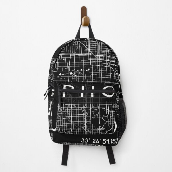 Item preview, PHOENIX ARIZONA MAP MONOCHROME BLACK designed and sold by lukas69graphic.