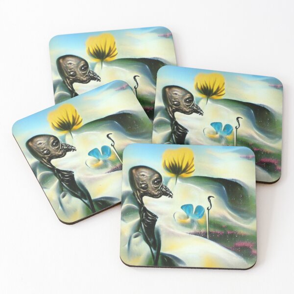 Item preview, Alien with flowers designed and sold by Zevy-Darling.