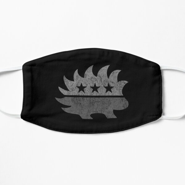 Libertarian Porcupine Greyed Out Tacti-Cool Flat Mask