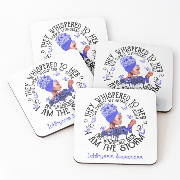 Item preview, Black Girl I Am The Storm Ichthyosis Awareness designed and sold by Mnrshirley.