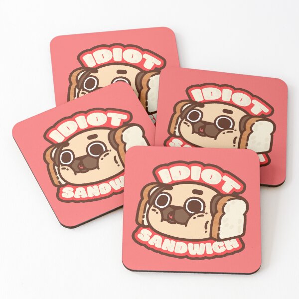Item preview, Idiot Sandwich Puglie designed and sold by Puglie Pug.
