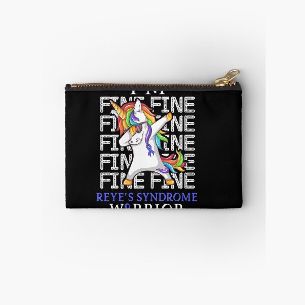 Item preview, Unicorn Reye's Syndrome Warrior I'm Fine Reye's Syndrome Awareness designed and sold by Hatjar.