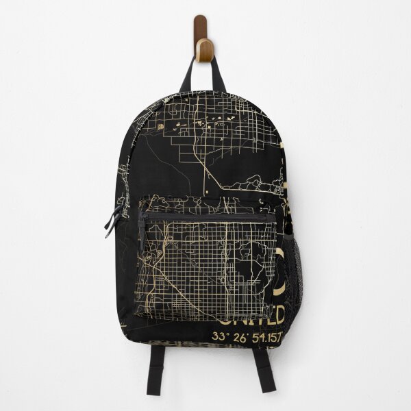 Item preview, PHOENIX ARIZONA MAP MONOCHROME GOLD designed and sold by lukas69graphic.