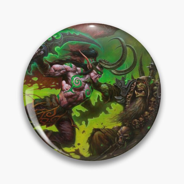 Item preview, Illidan Stormrage Battles Guldan designed and sold by STICKERSAUCE.