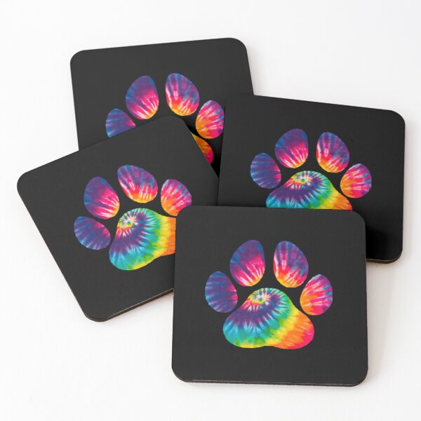 Item preview, Tie Dye Paw Print designed and sold by Lil-Bit-Batty.