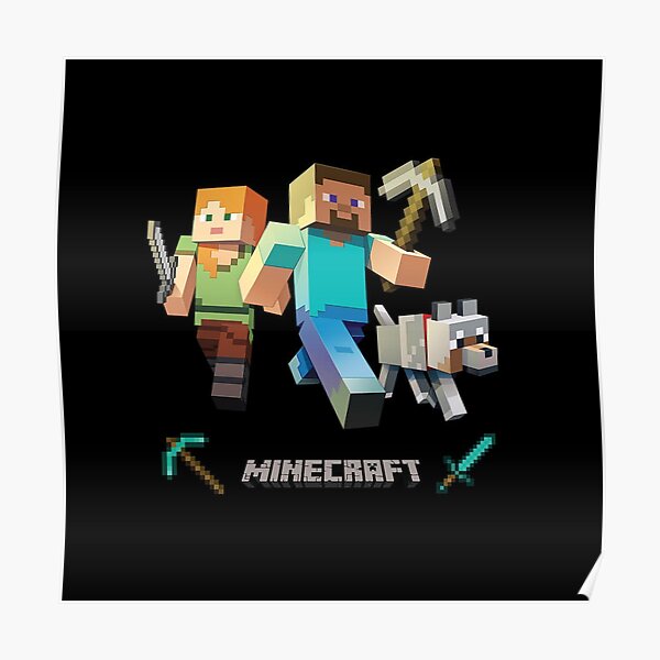 Minecraft Heroes Poster