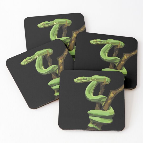 Item preview, Green Tree Python - Digital Art designed and sold by TLGdrawings.