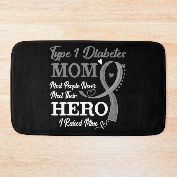 Item preview, Proud Type 1 Diabetes Mom Most People Never Meet Their Hero I Raised Mine Type 1 Diabetes Awareness designed and sold by Kohend.