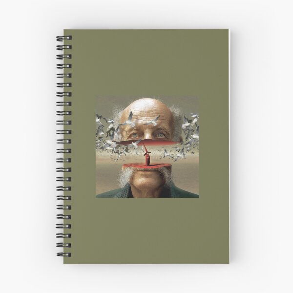 Item preview, Portrait of an elderly man with birds designed and sold by Rashkin.