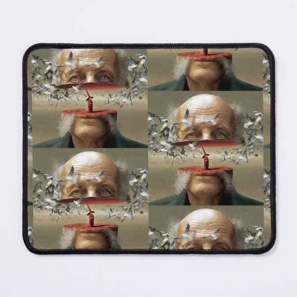 Item preview, Portrait of an elderly man with birds designed and sold by Rashkin.