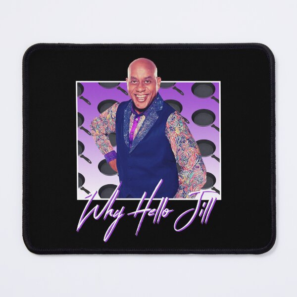 Item preview, Why Hello Jill Ainsley Harriott print - 80s Style Nostalgic Print designed and sold by Lauriane Berge.