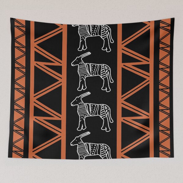Item preview, African Safari Mud Cloth designed and sold by funkyvibes.