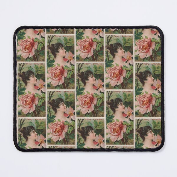 Item preview, Peony: Archness, 1892 | Language of Flowers Trading Card N75 designed and sold by CurrantJam.