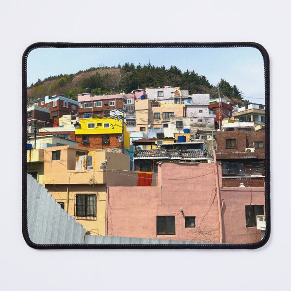 Item preview, Colorful Clustered Homes - Busan, South Korea Photographs designed and sold by YemmyZImages.