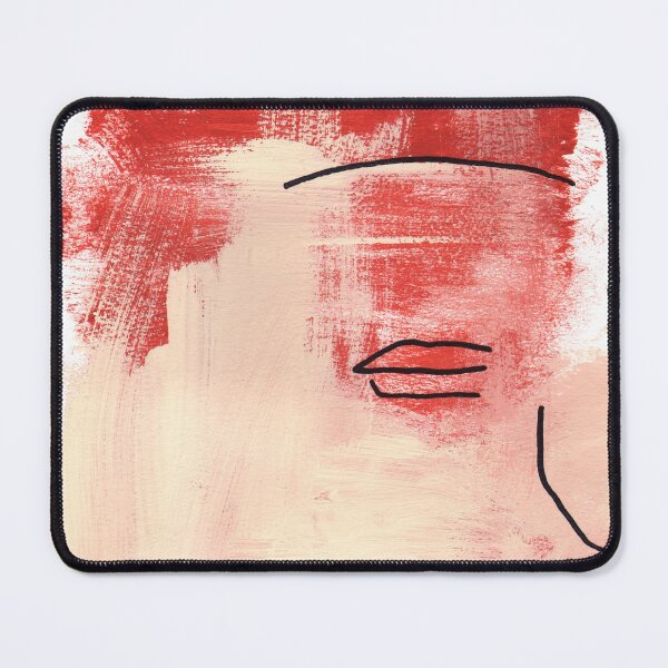 Item preview,  Modern Minimalist Portrait in Red and Ivory designed and sold by Amy Chace.