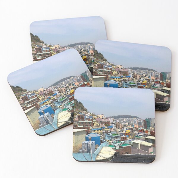 Item preview, Busan Colorful Cityscape - South Korea Photographs designed and sold by YemmyZImages.