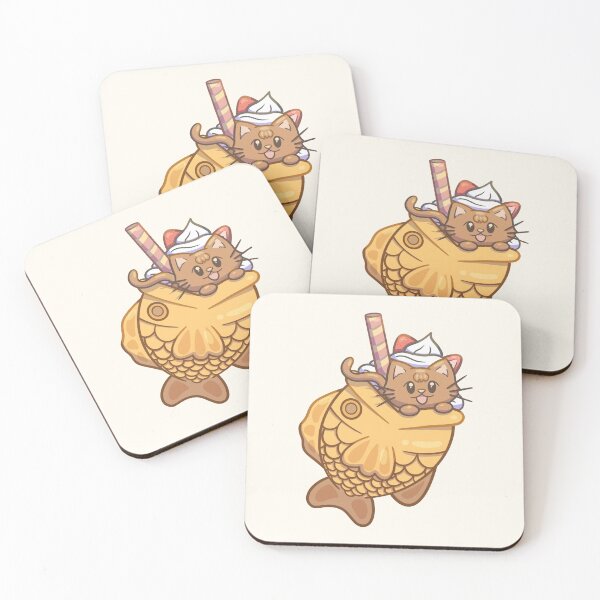 Item preview, Cute Cat Taiyaki Ice Cream designed and sold by alexbrushes-.