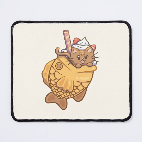 Item preview, Cute Cat Taiyaki Ice Cream designed and sold by alexbrushes-.