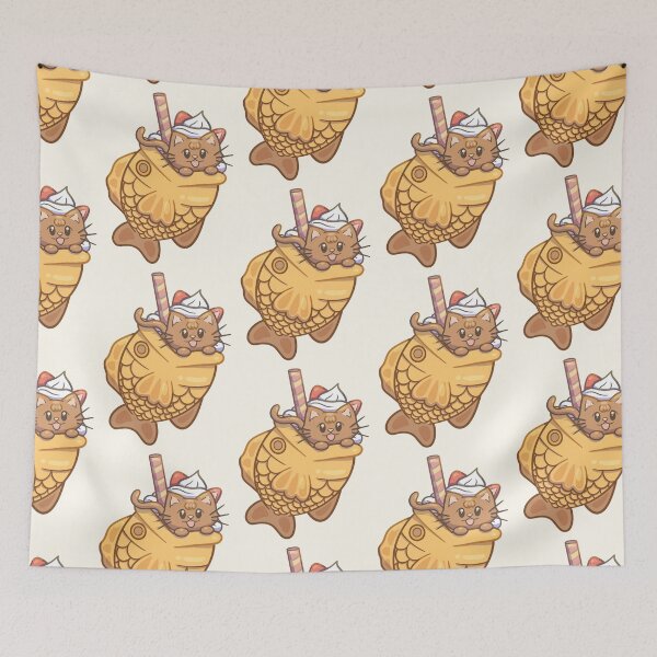Item preview, Cute Cat Taiyaki Ice Cream designed and sold by alexbrushes-.