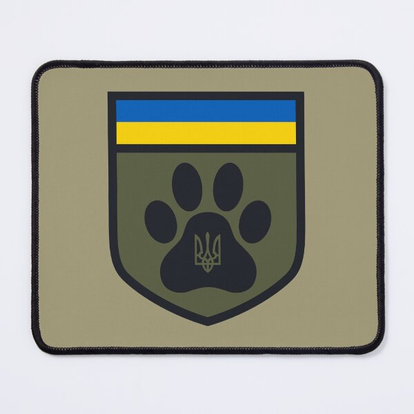 Item preview, Ukraine Feline Defense Force Shield designed and sold by FelineDefenseUA.