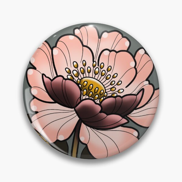 Item preview, Flor rosa designed and sold by drybrittlebones.