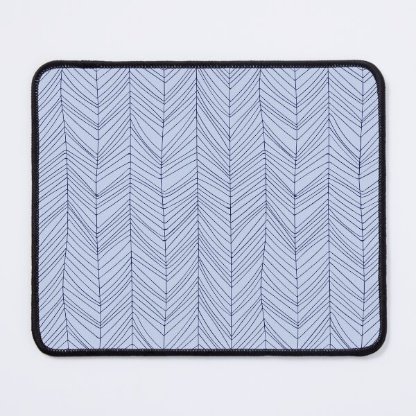 Item preview, Elegant baby blue and navy lined pattern designed and sold by Thegentleshop.