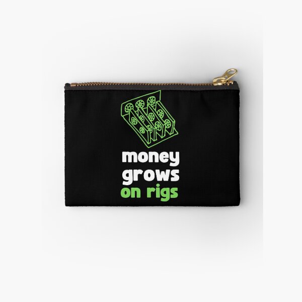 Item preview, MONEY GROWS ON RIGS FOR A CRYPTO MINER designed and sold by appareltolove.