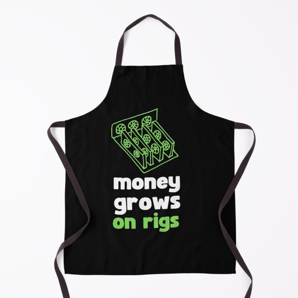 Item preview, MONEY GROWS ON RIGS FOR A CRYPTO MINER designed and sold by appareltolove.
