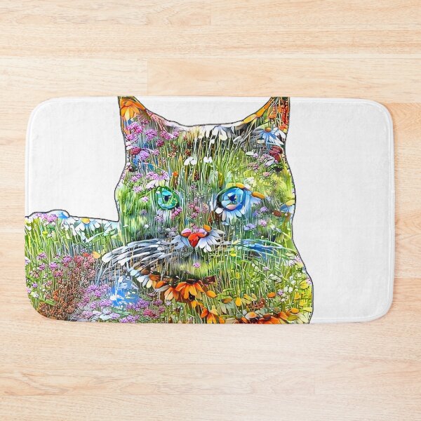 Item preview, Flower Cat 1 designed and sold by Reclining Buddha Cat.