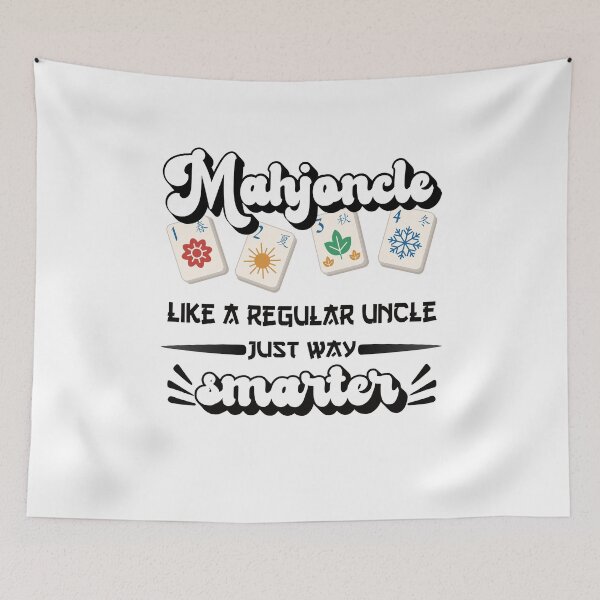 Item preview, Funny Mahjoncle Mahjong tile game lover designed and sold by ZzCorezZ.