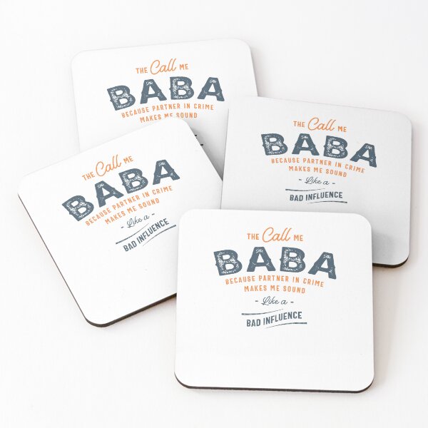 Item preview, Mens They Call Me Baba Because Partner In Crime Funny designed and sold by cidolopez.