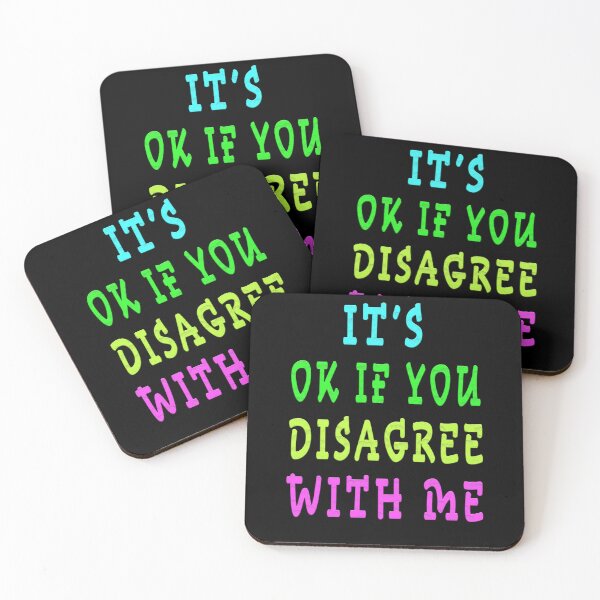 Item preview, it's ok if you disagree with me designed and sold by GOLDFAMILYSHOP.