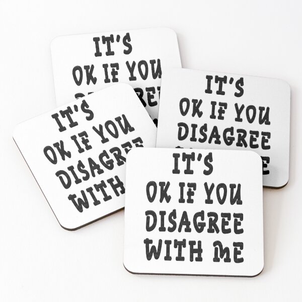 Item preview, it's ok if you disagree with me designed and sold by GOLDFAMILYSHOP.