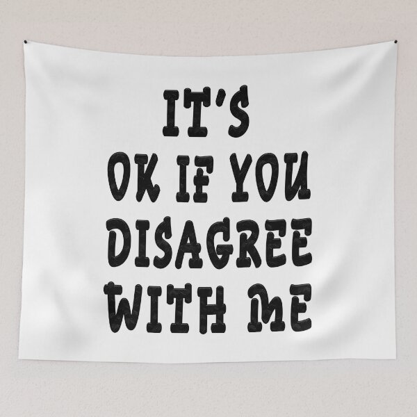 Item preview, it's ok if you disagree with me designed and sold by GOLDFAMILYSHOP.