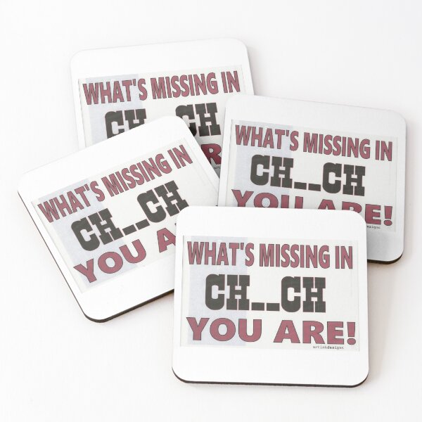 Item preview, What's Missing in CHURCH You Are" designed and sold by artinkdesigns.