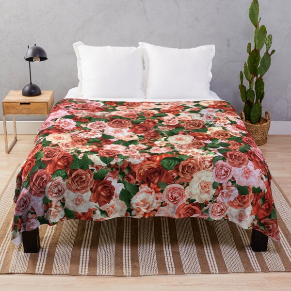 Item preview, Red And Pink Roses Clipart Pattern Design. Floral Design, Rose lover designed and sold by DesignHouse07.