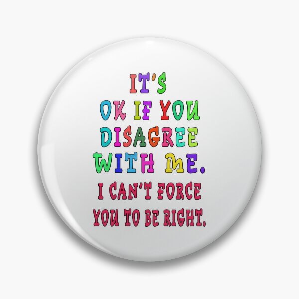 Item preview, it's ok if you disagree with me designed and sold by GOLDFAMILYSHOP.