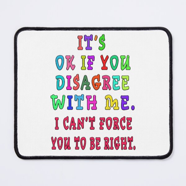 Item preview, it's ok if you disagree with me designed and sold by GOLDFAMILYSHOP.