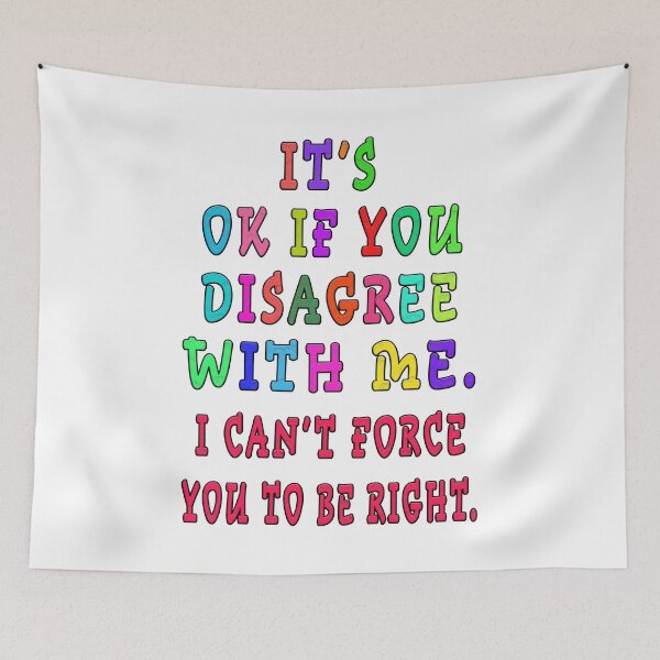 Item preview, it's ok if you disagree with me designed and sold by GOLDFAMILYSHOP.