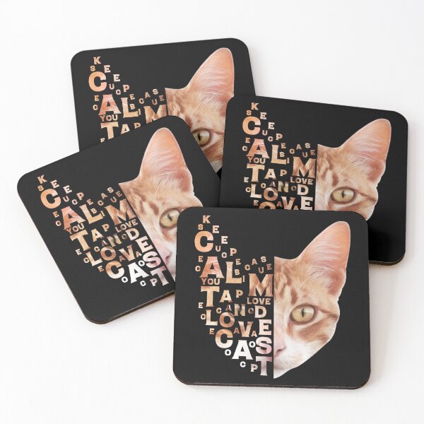 Item preview, keep calm and love cats text and picture designed and sold by Tshirtk.